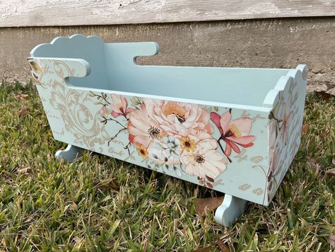 Baby Doll Cradle, Baby Doll Crib, Wood Cradle, Doll Cradle, Doll Crib, Crib Toys, Baby Cradle, Doll Beds, Biscuit Tin