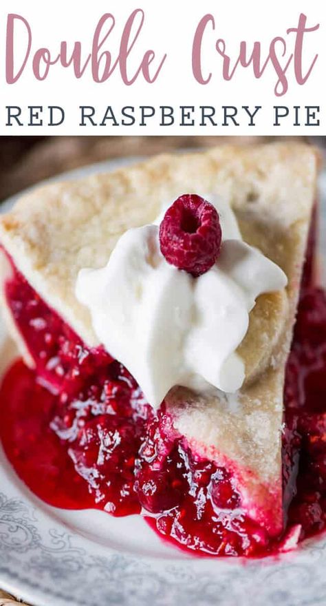 Red Raspberry Pie, Pie Raspberry, Raspberry Pie Recipe, Paleo Pumpkin Recipes, Raspberry Pie Filling, Amish Style, Weight Watcher Desserts, Raspberry Desserts, Tiramisu Dessert