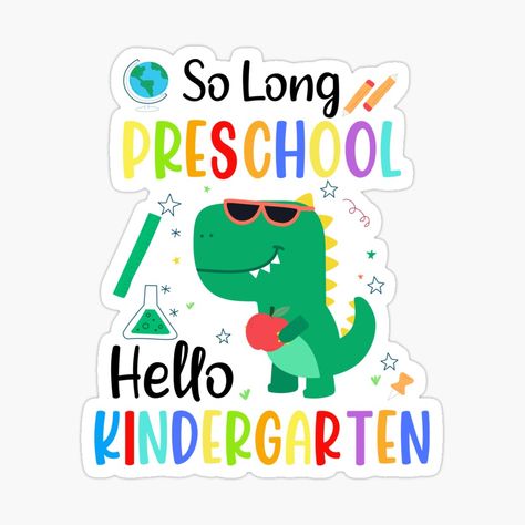 Kindergarten Quotes, Kindergarden Graduation, Kindergarten Logo, Sticker Quotes, Cool Teacher, Back To School Quotes, Kindergarten Teacher Gifts, Teacher Quotes Funny, Hello Kindergarten