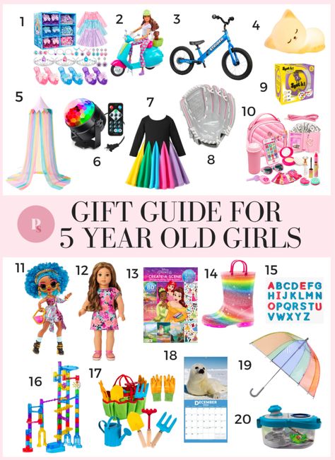 20 Perfect Gifts for 5-Year-Old Girls (2024) - Paisley & Sparrow Goft Ideas, All The Princesses, Girls Gift Guide, Gift Ideas For Everyone, Presents For Kids, Old Christmas, Make Her Smile, Christmas Gifts For Girls, Birthday Gifts For Girls