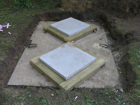 Septic Tank Easy Access : 5 Steps - Instructables Septic Care, Septic Tank Covers, Low Maintenance Landscaping Front Yard, Septic Tank Systems, Septic Systems, Cabin Renovation, Camano Island, Patio Slabs, House Outdoor