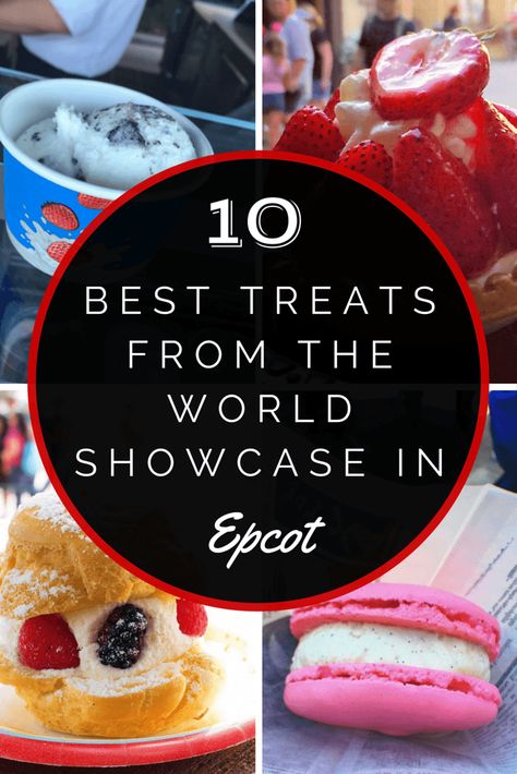 Best Snacks from the World Showcase Epcto Best Disney World Food, Best Disneyland Food, Desserts Around The World, Best Snacks, Disneyland Food, Disney World Vacation Planning, Disney World Restaurants, Disney World Food, Epcot Food