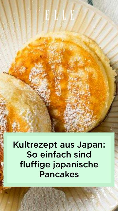 Dieses Frühstück wird Ihren ganzen Tag verändern: Das Rezept für japanische Pancakes ist herrlich einfach und Sie werden es immer wieder zubereiten#food #lifestyle #essen #trinken #rezepte Food Lifestyle, Asian Recipes, Pancakes, Japan, Lifestyle