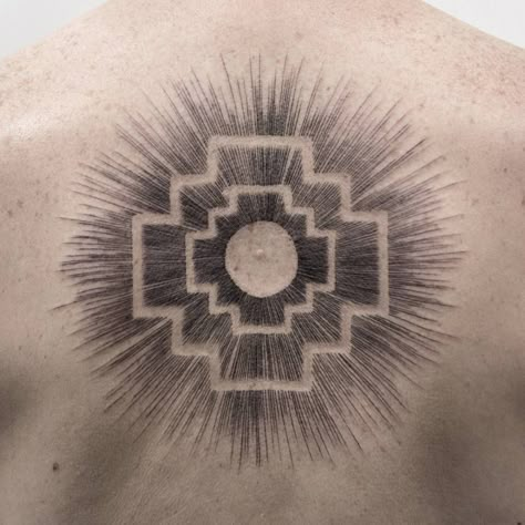 Inca Cross, Yantra Tattoo, Virgin Mary Tattoo, Empire Tattoo, Inca Tattoo, Mary Tattoo, Cute Tats, Sibling Tattoos, Inca Empire