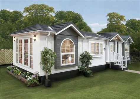 Tiny homes Tiny House Big Living, Beautiful Small Homes, Park Model Homes, Retirement Home, Building A Tiny House, Park Models, Tiny House Cabin, Mobile Homes, Tiny House Living