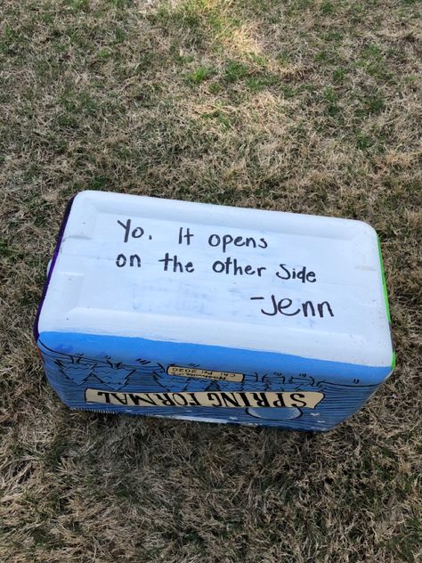 Frat Coolers Ideas Boyfriends, Beach Weekend Cooler Fraternity, Frat Coolers Beach Weekend, Funny Frat Coolers, Coolers For Fraternity Formals, Frat Formal Coolers Funny, Frat Coolers Ideas Fraternity, Funny Frat Cooler Ideas, Frat Cooler Painting Ideas