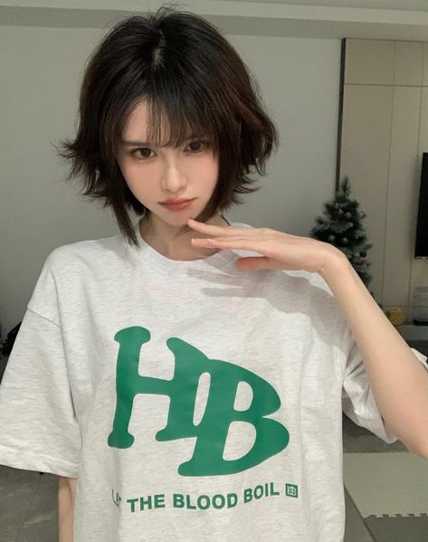 Hangodango on tiktok Tomboyish Side Tails, Shot Hair, Cute Haircuts, Hair Inspiration Short, Shot Hair Styles, Short Hair Haircuts, Short Hair Styles Easy, Hair Reference, Cut My Hair