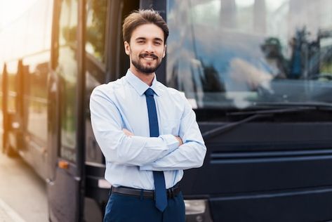 A male driver smiling and posing against... | Premium Photo #Freepik #photo #bus-driver #happy-driver #happy-man #black-man Medical Transportation, Bus Tour, School Trip, Service Trip, Bus Driver, Human Services, Rental Company, Transportation Services, Family Outing