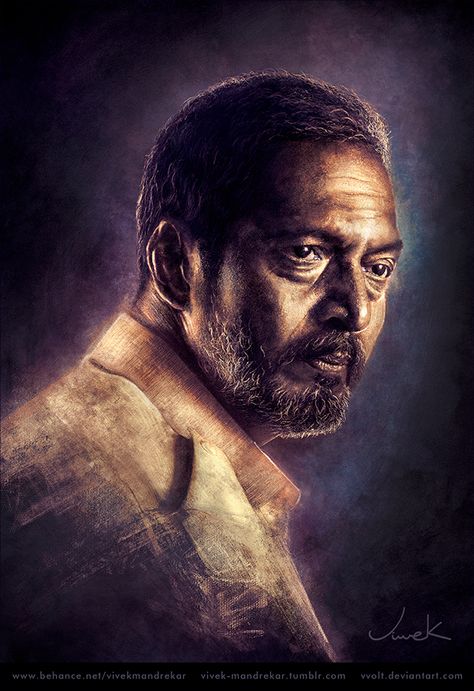 NANA PATEKAR Digital Painting Duration: 29 Days • Software: Adobe Photoshop CS5 Tablet: Wacom Intuos 5 • Brushes: Custom    #Nanapatekar #digitalpainting #portraitpainting #digital #wacom #photoshop #adobe #portrait #painting #drawing #illustration Nana Patekar Wallpaper, Deadpool Images, Nana Patekar, Manoj Bajpayee, Janmashtami Wishes, Ratan Tata, 29 Days, Oil Colour, 4k Images