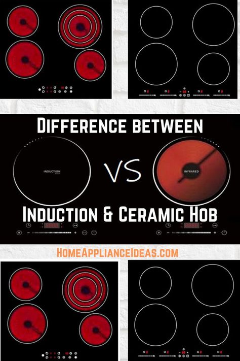 An Induction hob will generate heat quicker than a Ceramic hob, especially the Induction hob has a Boost function that can double the power and make the cooker heat even faster. On the other hand, you don’t have to worry about what cookware to use when cooking using a Ceramic hob. Depending on what weighs more important to you according to your need, then you can decide whether to go for Induction or Ceramic hob. 2 Ring Induction Hob, 2 Burner Induction Cooktop, White Induction Hob, Induction Range 36”, Induction Cooker, Induction Heating, Induction Cooking, Induction Hob, What Is The Difference Between