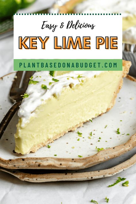 Recipes Using Vegan Cream Cheese, Vegan Key Lime Pie Recipe, Vegan Week, Peach Mango Pie, Vegan Key Lime Pie, Vegan Key Lime, Tart Vegan, Vegan Pies Recipes, Key Lime Pie Easy