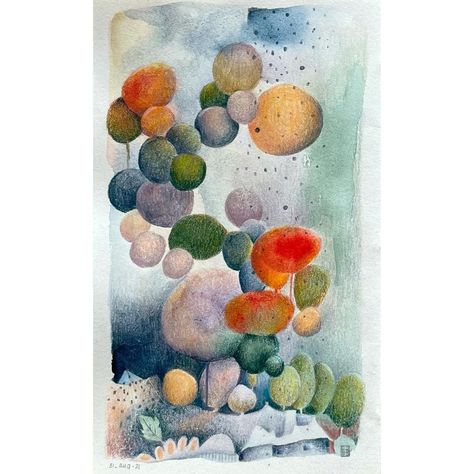 Watercolor Doodle, Watercolour Techniques, Illustrator Artwork, Neurographic Art, Aquarelle Painting, Inspiration Images, Whimsical Watercolor, Watercolor Pencil, Watercolour Inspiration