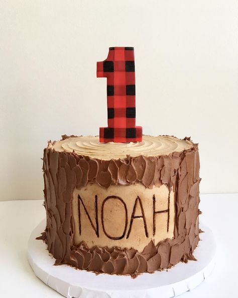 🌲 Lumberjack cake smash !🌲 This little tree stump was definitely hard to part with but gave me so much happiness. Chocolate cake with… Lumberjack Smash Cake, Lumberjack Cake Smash, Happy Camper Birthday Party, Lumberjack Cake, Lumberjack Birthday Party, Lumberjack Birthday, Lumberjack Party, Boys First Birthday Party Ideas, Yoghurt Cake