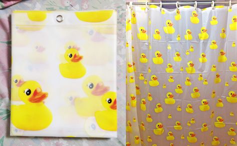 Rubber Duck Bathroom, Duck Shower Curtain, Duck Bathroom, Duck Stuff, Duck Wallpaper, Rubber Duck, Ducks, Shower Curtain, Curtains