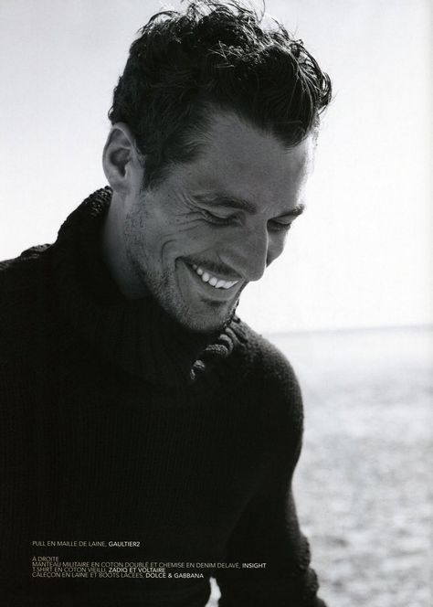 David Gandy photographed by Lionel Guyou for French magazine Twist. Oct. 2010 - that smile! David James Gandy, David James, Smiling Man, David J, David Gandy, The Perfect Guy, Look At You, Perfect Man, Beautiful Smile