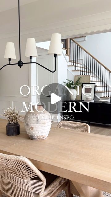 Organic Spanish Modern, Modern Organic Dining Table, Modern Organic Dining Room, Organic Dining Room, Modern Organic Decor, Small Space Bathroom Design, Organic Modern Style, Organic Home Decor, Modern Organic Home