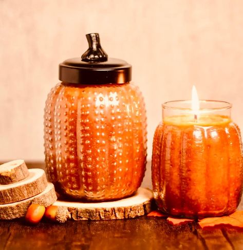 Cinnamon, clove, ginger, vanilla and of course freshly baked pumpkin pie!!! The most delicious scents of autumn are here! ❤️ All candles hand poured in adorable pumpkin shaped glass vessels that are reusable for so many things! Come shop the entire collection @houseonlaurel inside @nestonmainmarket #autumndecor #harvest #happyhalloween #shoplocal #pumkinspice #fallfavorites Maple Sticky Buns, Halloween Candle Decor, Pumpkin Scented Candles, Halloween Themes Decorations, Decorative Pumpkin, Thanksgiving Entertaining, Baby Pumpkin, Pine Cone Candles, Pumpkin Spice Candle