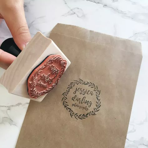 Etsy Packaging, Business Stamps, Packaging Ideas Business, Bakery Packaging, Handmade Packaging, Small Business Packaging, Coffee Shop Design, Bakery Shop, Food Packaging Design