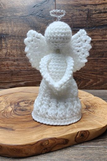 Francesca, the 2024 Christmas Angel crochet pattern, is here! Easy, quick, and no stiffening needed. Perfect for holiday décor. Free pattern! Amigurumi Nativity Set Free Pattern, Sitting Angel Crochet Pattern, Crochet Angel Tree Topper, Crochet Christmas Toys Free Pattern, Crochet Angel Pattern Free, Crocheted Angels Free Pattern, Crochet Angels Free Pattern Easy, Crochet Thread Patterns Free Size 10 Easy, Crochet Nativity Set Free Pattern