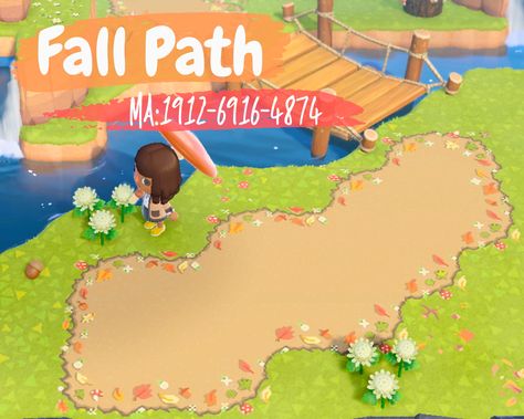 Acnh Orange Path, Path Animal Crossing, Acnh Maps, Acnh Paths, Acnh Patterns, Woodland Animal Birthday, Acnh Codes, Path Design, Qr Codes Animal Crossing