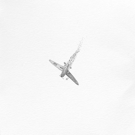 Beau Preston on Instagram: “Inktober day 29, injured ~ British Spitfire limping away. Just drawing dots again. I know everybody has that family member or members who…” Spitfire Tattoo, Drawing Dots, Small Pretty Tattoos, Fine Line Tattoo, Line Tattoo, Fine Line Tattoos, Line Tattoos, Tattoo Inspo, Fine Line