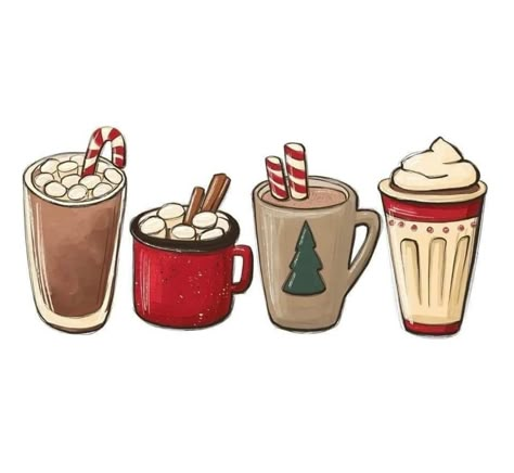 Hot Chocolate Drawing, Cricut Iron On Vinyl, Coffee Drawing, Christmas Doodles, Christmas Cup, Holiday Pictures, Fall Halloween Decor, Diy Cricut, Christmas Sublimation