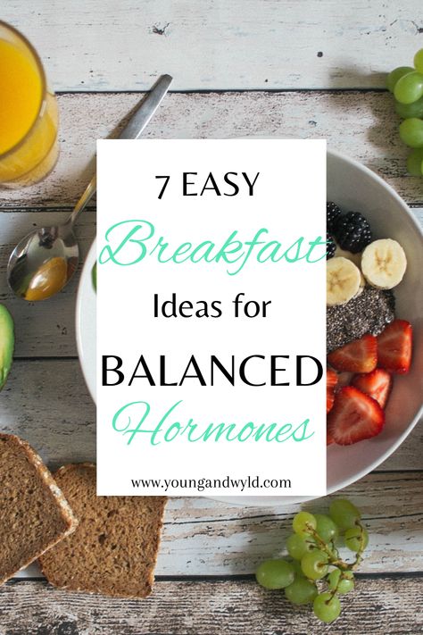 Hormone Balancing Breakfast, Healthy Mcdonalds, Hormone Balancing Recipes, Hormone Balancing Diet, Feeling Sluggish, Easy Breakfast Ideas, Ideas For Breakfast, Balance Your Hormones, Healthy Hormones