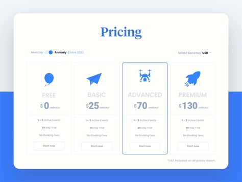 Pricing Plan - How to bring conversion rate by Johny vino Web Design Pricing, Ui Design Mobile, Price List Design, Card Ui, Web Design Quotes, Ui Patterns, Pricing Table, Price Plan, List Design