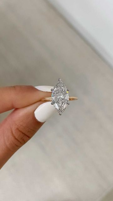 Marquis Oval Engagement Ring, Marquise Engagement Ring 3 Carat, 3 Ct Marquise Engagement Ring, Wide Marquise Engagement Ring, 3 Carat Marquise Engagement Ring, Marquise Stack, Bride Era, Marquise Engagement Ring, Marquise Cut Diamond Ring