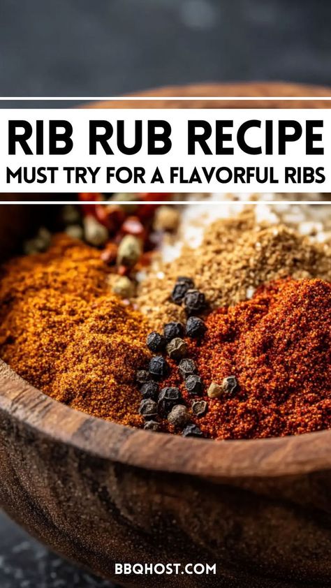 Looking for the best way to season your ribs? This dry rib rub recipe is packed with flavor and easy to make! With tips on how to use fresh herbs and spices, this homemade seasoning will take your BBQ to the next level. Try it on grilled baby back ribs. Save this pin now and click through for more tips! Baby Back Ribs Rub Recipes, Homemade Rib Rub, Best Bbq Rub Recipe, Rub For Pork Ribs, Bbq Rib Rub, Bbq Chicken Rub, Chicken Rub Recipes, Best Bbq Ribs, Grilled Baby Back Ribs