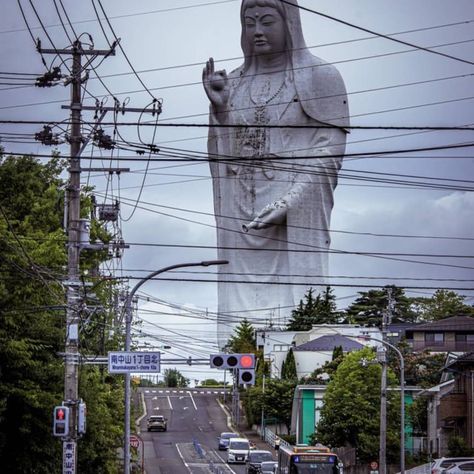 Sendai Daikannon, Neural Pathways, Sendai, Statue, Japan, The World