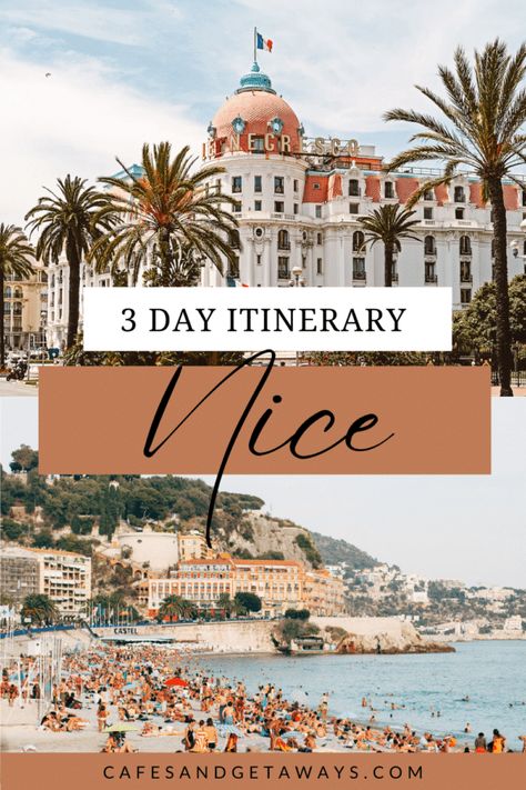 Nice itinerary Long Weekend Trips, Europe Travel Outfits, Packing For Europe, Best Instagram Photos, Europe Trip Itinerary, Cities In Europe, Europe Travel Destinations, Europe Travel Tips, City Travel