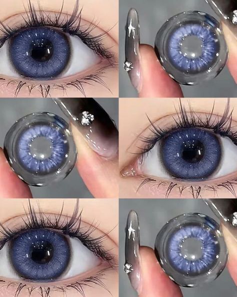 Rare Eye Colors, Cool Contacts, Koleksi Makeup, Eye Lens Colour, Rare Eyes, Colored Eye Contacts, Cosmetic Contact Lenses, Beautiful Eyes Color, Eye Contact Lenses