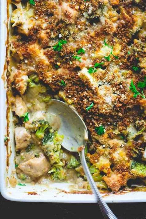 Healthy Chicken Divan | Comfort Food | Broccoli | Main Course | Winter | Comfort Food Make Over | Healthy Seasonal Recipes | Katie Webster Chicken Divan Casserole, Chicken Divan Recipe, Broccoli And Chicken, Chicken Divan, Canned Soup, Healthy Version, Chicken Broccoli Casserole, Broccoli Casserole, Healthy Comfort Food