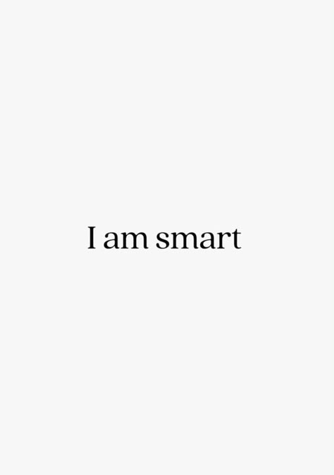 Money Affirmations I Am Smart Aesthetic, I Am Focused Affirmation, Im Smart Affirmations, Smart Manifestation, Smart Vision Board, Smart Girl Affirmations, I Am Smart Affirmation, Smart Affirmations, Work Aspirations