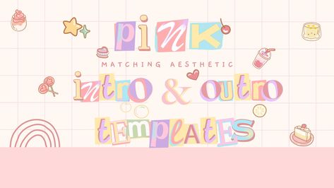 Aesthetic Pink, Youtube Tutorials, Canva Templates, The Creator, Pink