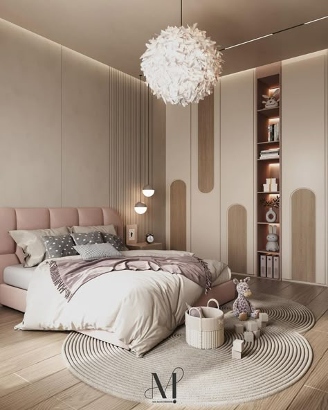 Baby Pink Bedroom, Contemporary Girls Bedroom, Bedroom For Girls, Circu Magical Furniture, Magical Furniture, Pink Bedroom For Girls, Kids Room Interior Design, Teen Bedroom Designs, Neoclassical Interior