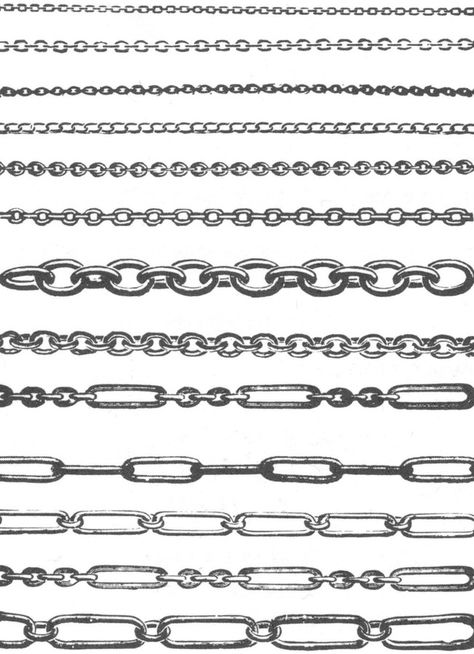 chain How To Draw Chains, Barbed Wire Tattoos, Fox Tattoo Design, Chain Tattoo, Necklace Drawing, Arm Band Tattoo, Jewelry Illustration, Jewelry Design Drawing, Tattoo Bracelet