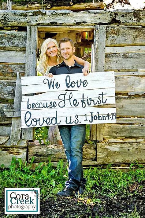 18 Best Ideas Of Engagement Announcements ❤ See more: http://www.weddingforward.com/engagement-announcements/ #wedding #engagement #photo Christian Engagement Photos, Christian Engagement, My Love Photo, Creative Engagement Photo, Folk Wedding, He First Loved Us, Christian Wedding, Wedding Pics, Here Comes The Bride