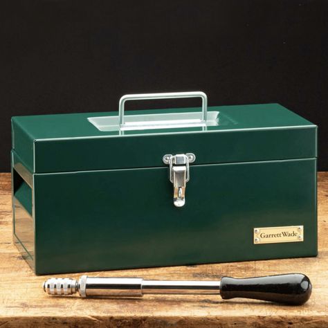 Steel Tool Box, Chainsaw Sharpener, Metal Tool Box, Classic Embroidery, Woodworking Shows, Transparent Box, Woodworking Supplies, Home Workshop, Embroidery Scissors