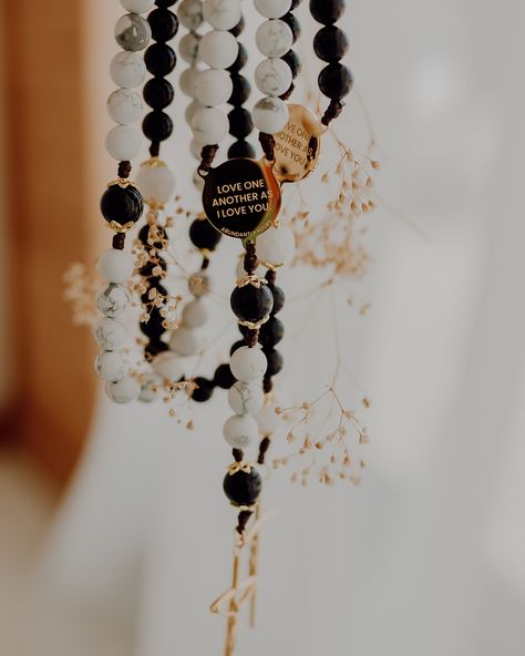 Where are my Catholic brides to be at?! 👰🏻‍♀️ Our bride & groom rosary set is a stunning addition to your wedding detail shots. 💍AND it you can gift the groom rosary to your hubby!! 😙 Add this rosary set to your registry or shop at abundantlyyours.org 🎁 — Drop a “🙋‍♀️“ if you are currently planning your wedding!! Wedding Detail Shots, Catholic Sacraments, John 15 12, Rosary Jewelry, He First Loved Us, Thérèse Of Lisieux, Catholic Wedding, Gifts For Fiance, Love One Another