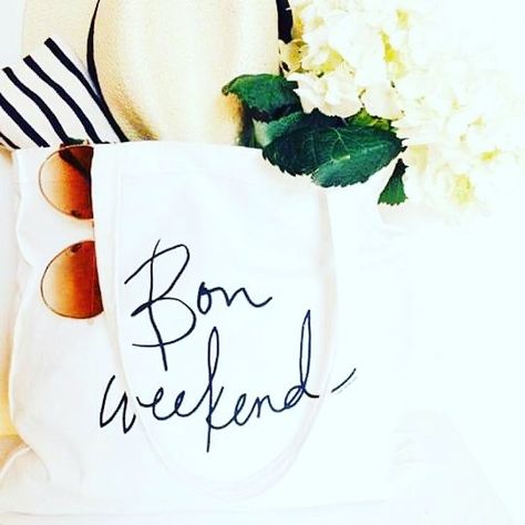 My Style Bags, Hello Weekend, Bon Weekend, Weekender Tote, Romantic Style, Happy Weekend, Weekend Getaways, Week End, Canvas Tote