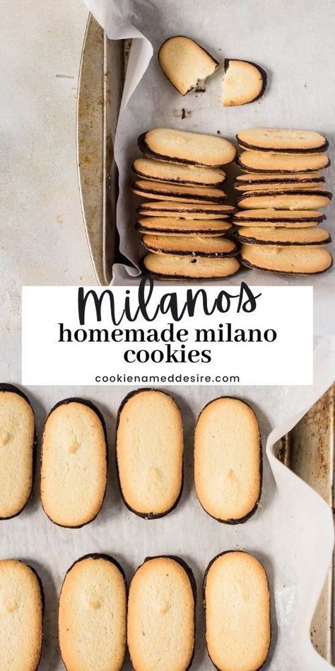 Milano Cookie Recipe, Milano Cookie, Milano Cookies, Recipes Air Fryer, Lost 100 Pounds, Tasty Baking, Homemade Snacks, Baking Sweets, I Quit