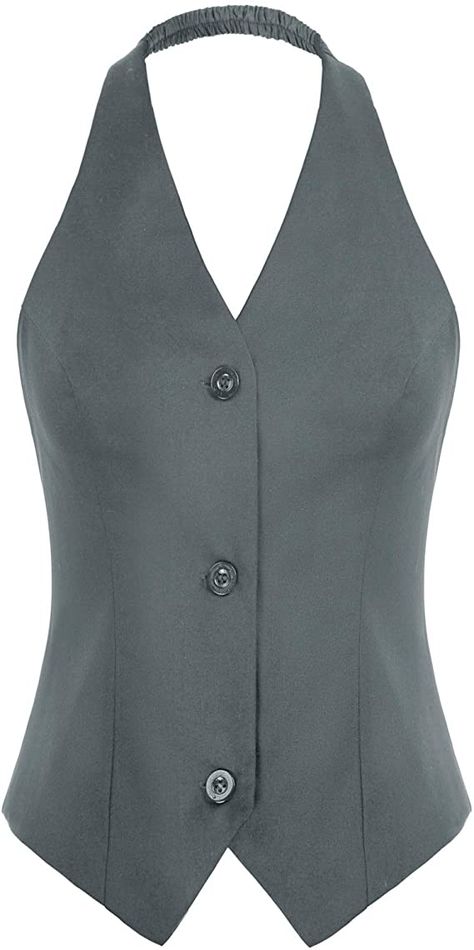 Dressy Vest, Vintage Waistcoat, Grad Outfits, Waistcoat Woman, Tuxedo Suit, Vestidos Vintage, Vest Dress, Fitness Inspo, Halter Neck