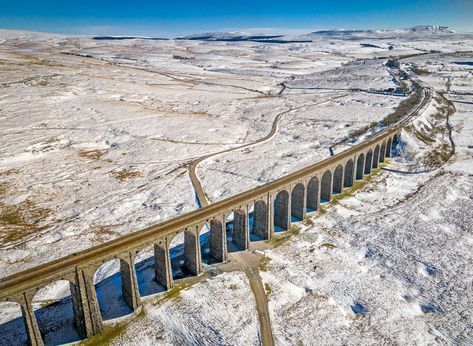 RIBBLEHEAD VIADUCT Knaresborough Viaduct, Elevated Railway, Bridgend Wales, Ribblehead Viaduct, Blue Ridge Scenic Railway, Yorkshire Dales, Carlisle, Travel List, Yorkshire