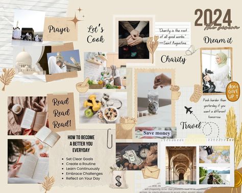 Modèles Vision Board Design, Creative Vision Boards, Vision Board Template, Photo Dream, Digital Vision Board, Vision Board Goals, Becoming A Better You, Vision Board Photos, Developing Healthy Habits