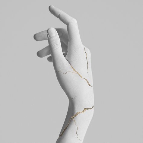 Nothing But Thieves Album, Kintsugi Art, Nothing But Thieves, By Any Means Necessary, Gold Aesthetic, White Aesthetic, Aesthetic Art, The Sky, Sculpture Art