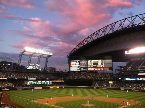 Safeco Field, Seattle Mariners Wallpaper Fireworks, Stadium Wallpaper, Major League Baseball Stadiums, Safeco Field, Fireworks Background, Pnc Park, Baseball Stadium, Widescreen Wallpaper, Mlb Players