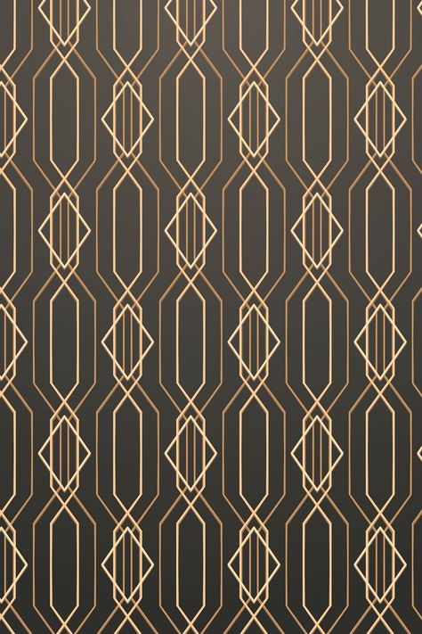 Paper Texture Background Design, Art Deco Pattern Design, Art Deco Geometric Patterns, Art Deco Design Graphics, Art Deco Motifs, Gold Geometric Pattern, Floral Cards Design, Free Illustration Images, Art Deco Geometric