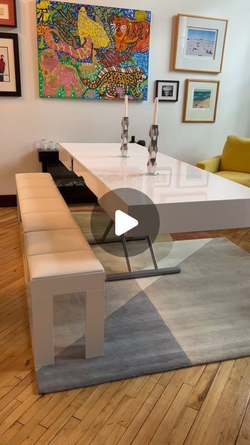 Expand Furniture on Instagram: "Box Coffee to Dining Table & Mini Scatola Bench by @expandfurniture 

👇Comment below for a link to these products or checkout or website in bio!" Table Renovation, Expanding Dining Table, Expand Furniture, Earth Wind, Face Book, Top Interior Designers, December 11, Flipping Furniture, Small Space Living